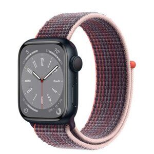 Apple Watch Series 8 45mm Midnight with Elderberry Sport Loop